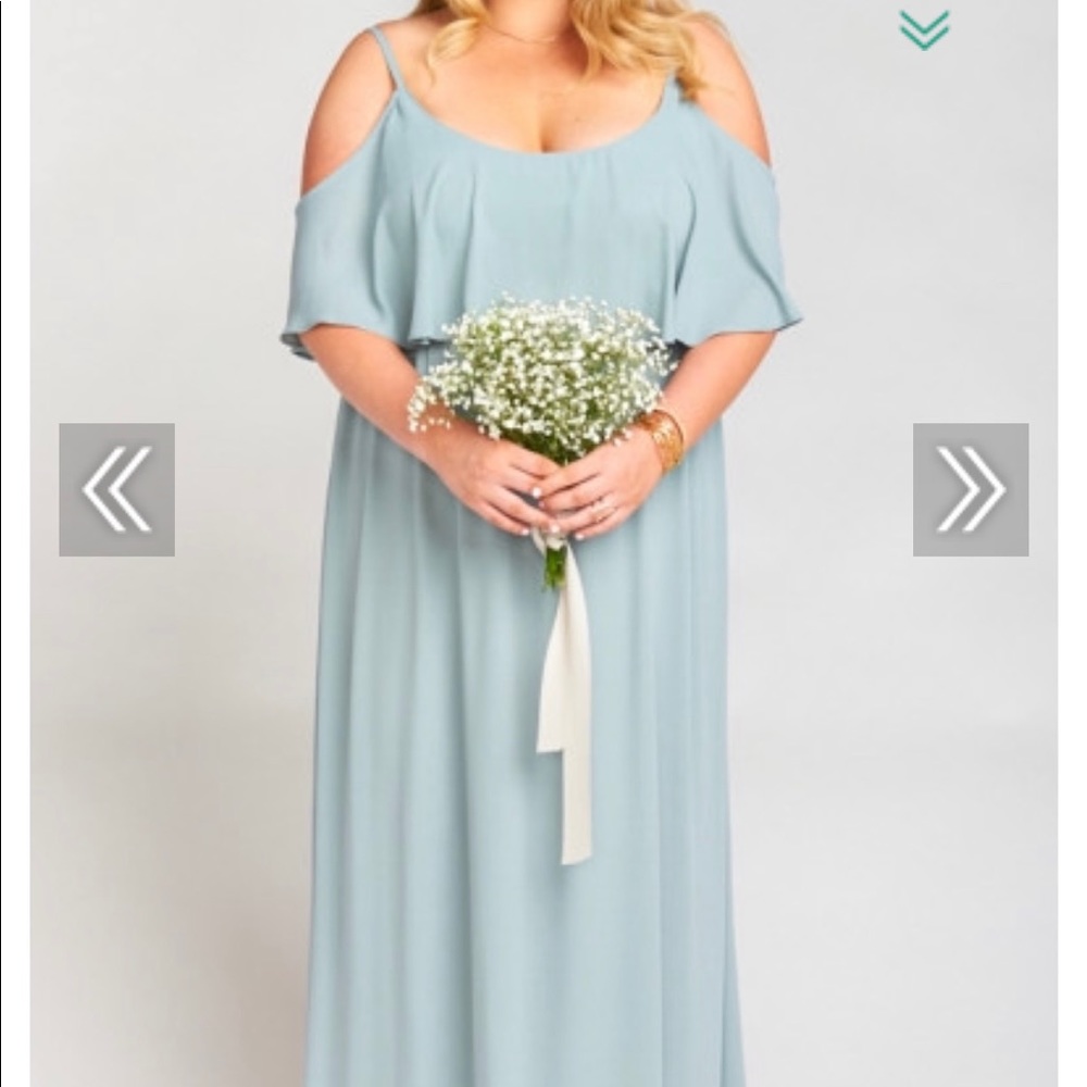 Show me your mumu silver sage dress.